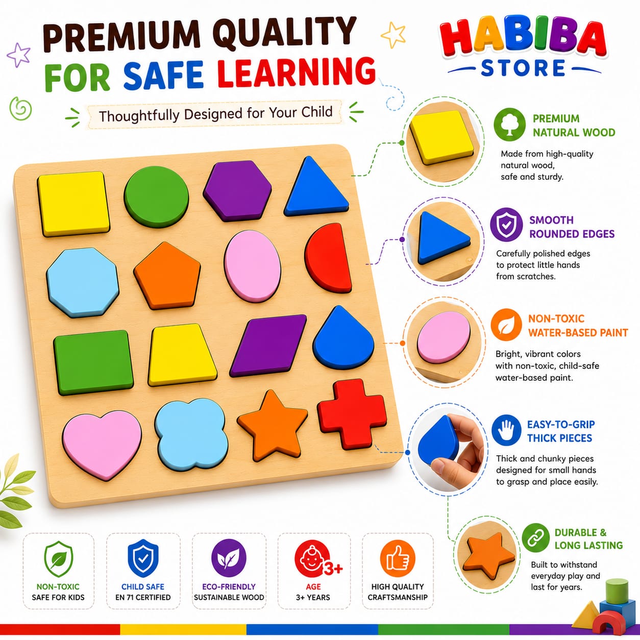 Educational learning letters numbers toy Alphabet Wooden Puzzle wooden matching game kids puzzle wooden boards