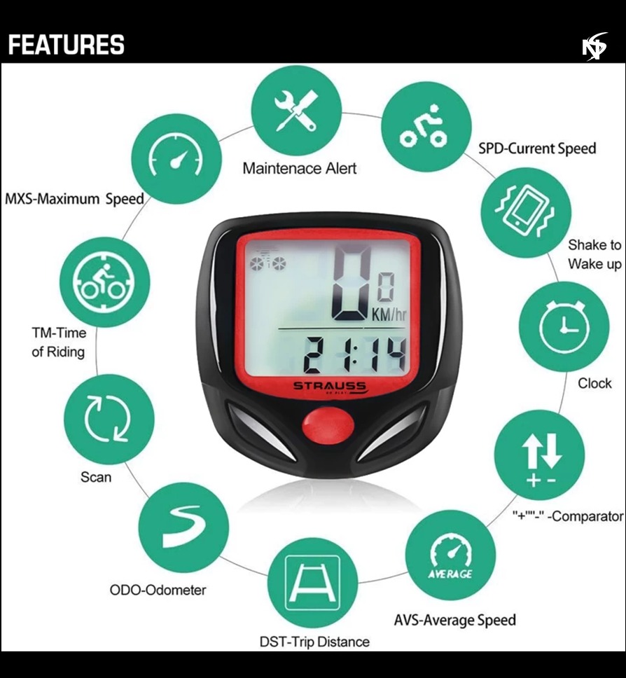 cycle speedometer - cycle computer - tracker - 100 percent accurate - good quality