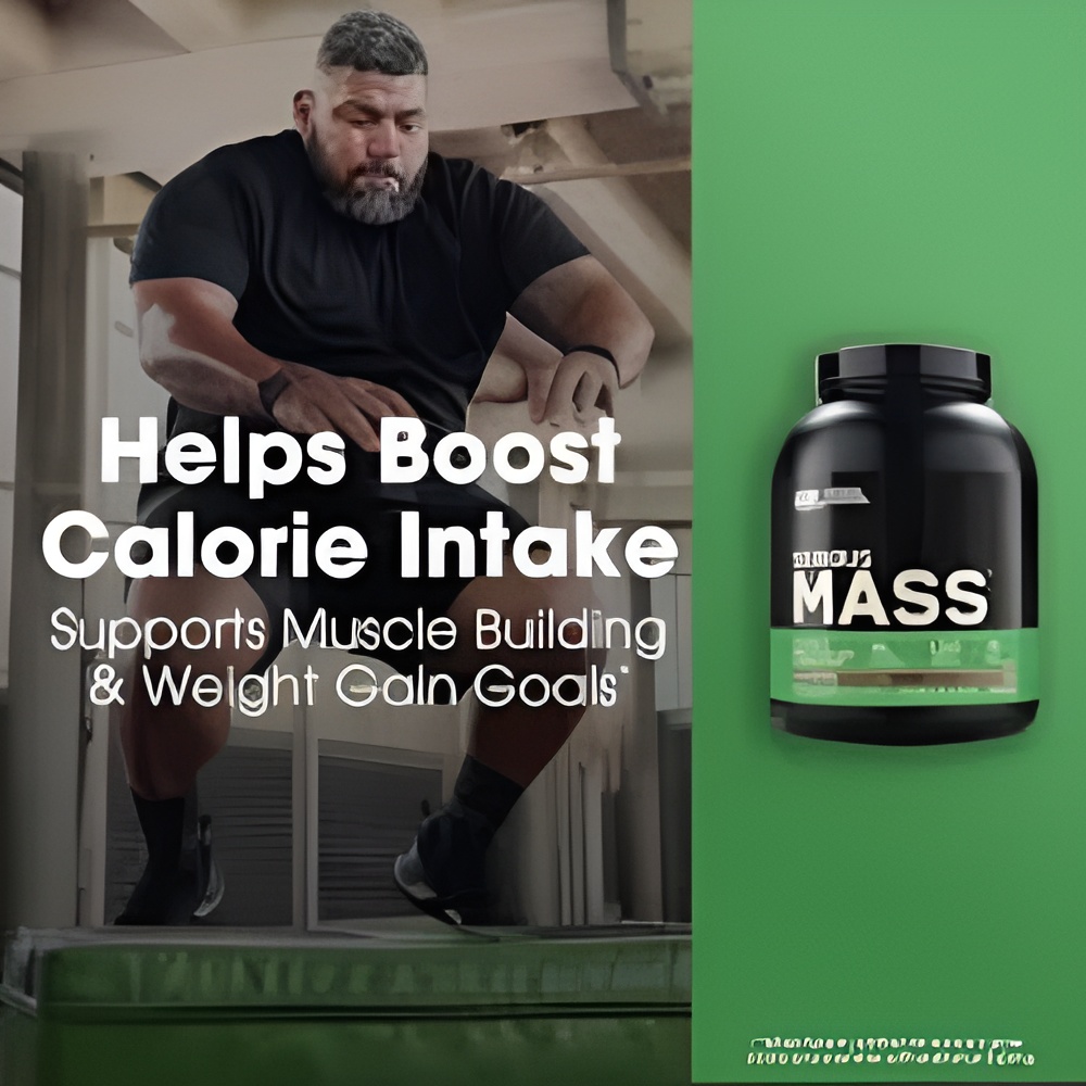 High-Calorie Gain Powder 1kg (2lbs) Energy Formula for Size, Strength & Recovery Support