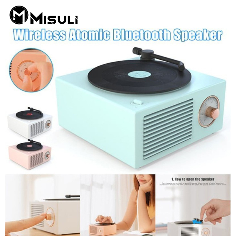 Bluetooth Speaker Retro Vinyl Record 