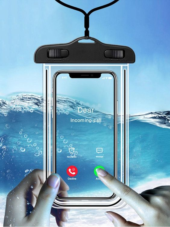 Universal Waterproof Mobile Pouch Case for All IOS and Android - Water Proof Cover Bag Mobile Phone Protector