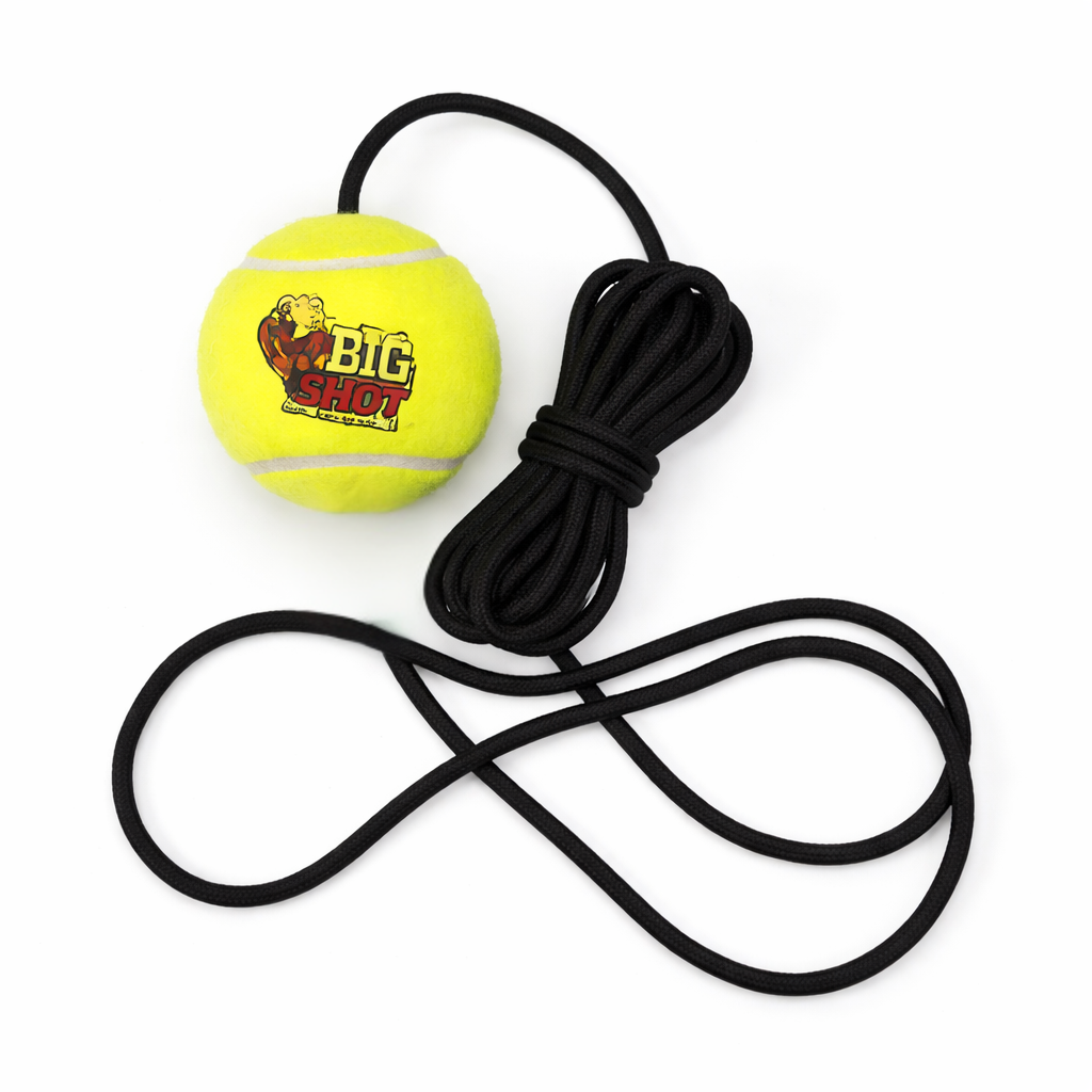 CRICKET Tennis Training Ball with Rope Hanging Tennis ball – Premium Solo Rebound Practice Trainer for Beginners, Kids & Players  Portable Swing Skill Builder  rassi wala ball