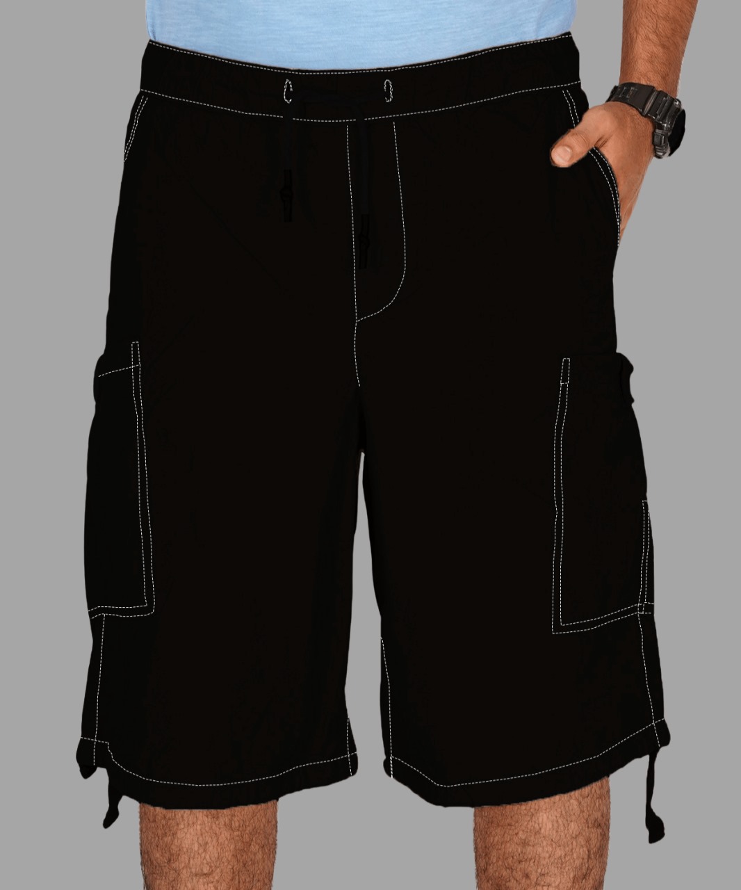 Hashback Cargo Shorts for Men - Summer Cargo Shorts - Premium Quality Fabric