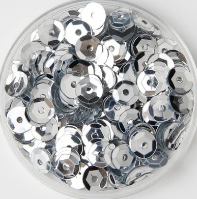 50 GRAM 6mm Sequin PVC Round Cup Sequins Paillettes Sewing Wedding Crafts, Women Garments Accessories