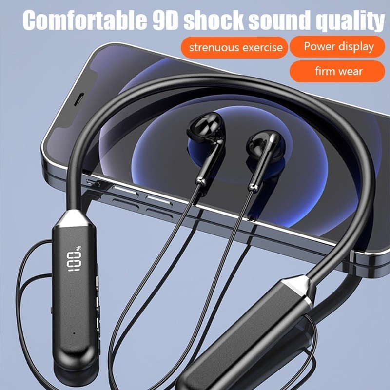 New Wireless Headphones Bluetooth 5.2 Neckband Earphones Magnetic Sports Waterproof TWS Earbuds Blutooth Headset With Microphone Mic