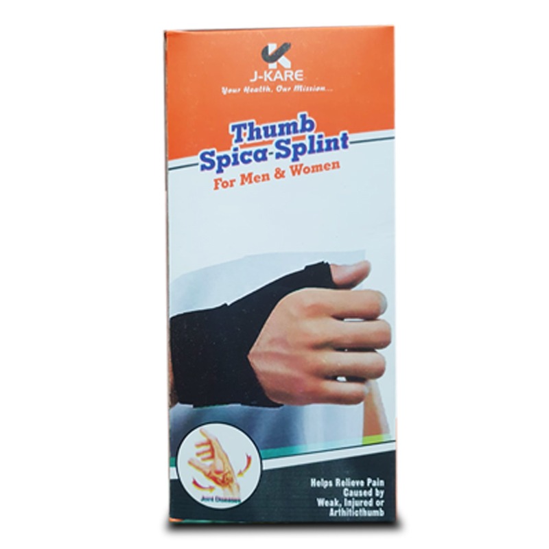 Just Kare Medical Thumb Spica Splint Brace Hand Wrist Support Stabilizer Sprain Arthritis - Medical Thumb Spica Splint Brace Hand Wrist Support Stabiliser Sprain Arthritis