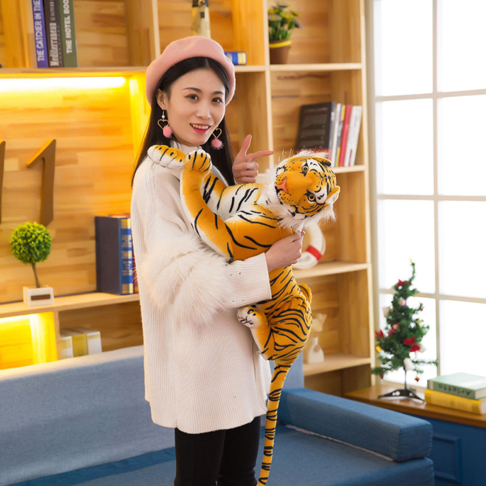 GIANT  TIGER STUFFED TOY BABY LOVELY BIG SIZE TIGER PLUSH DOLL SOFT PILLOW