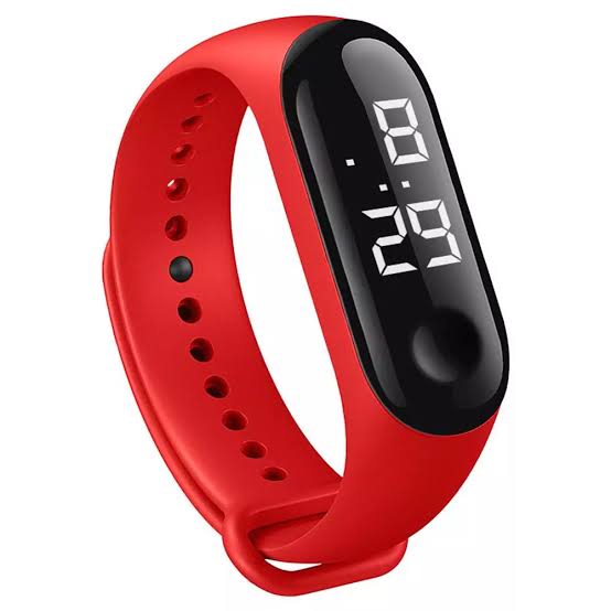 M4 Digital LED Touch Electronic Watch Bracelet 50M Waterproof Men Women Sports Watches Glass Dial Silicone Wristwatch With Box