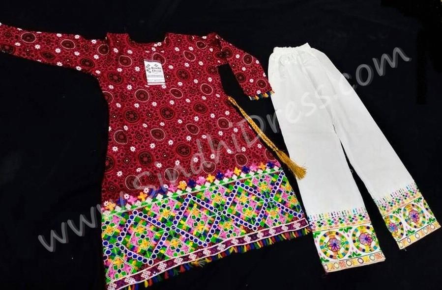 sindhi frock design