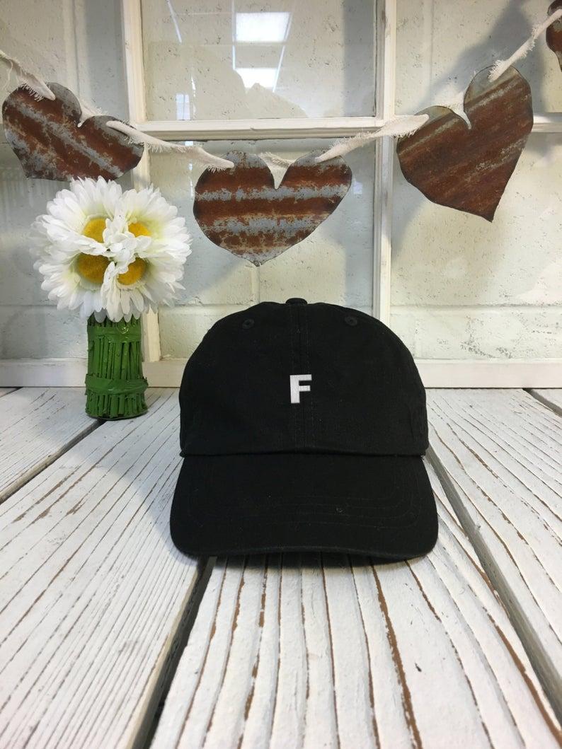 black polo dad hat