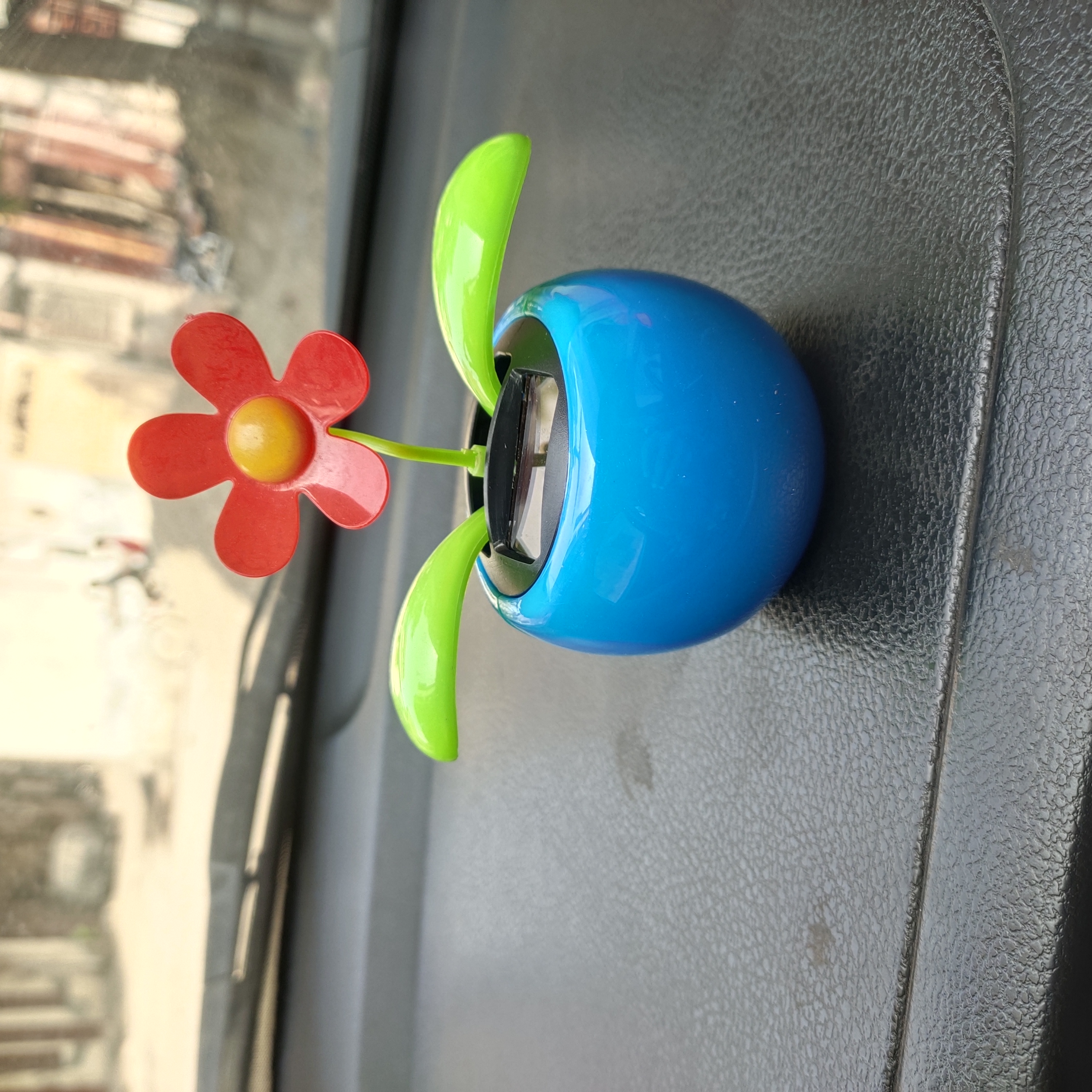Car Decoration Solar Power Dancing Flower,solar dancing flower