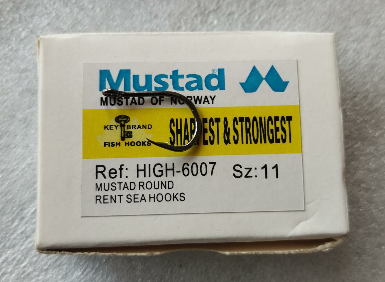 Mustad fishing hooks 11,12,13,14,15,16 number