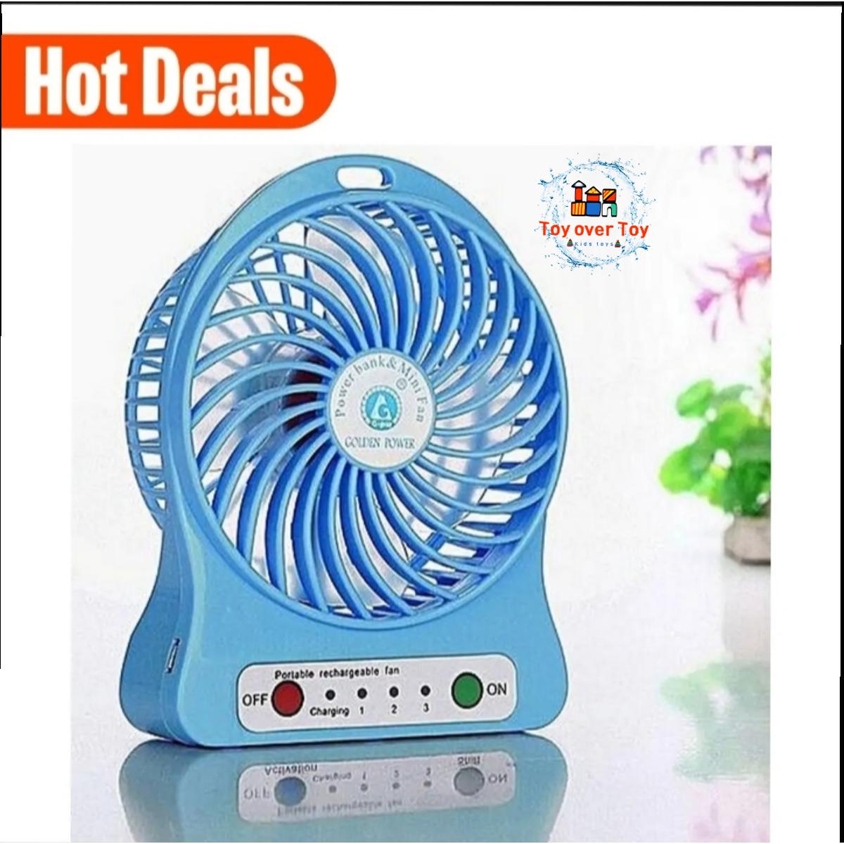 Mini Fan Rechargable Portable Desk and Handheld Fans
