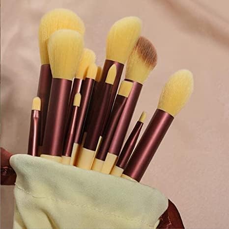 13 Pcs Makeup Brush Set Soft hair Loose Powder Eyeshadow Concealer Contour Eyeliner brush Foundation Beauty Cosmetic tools