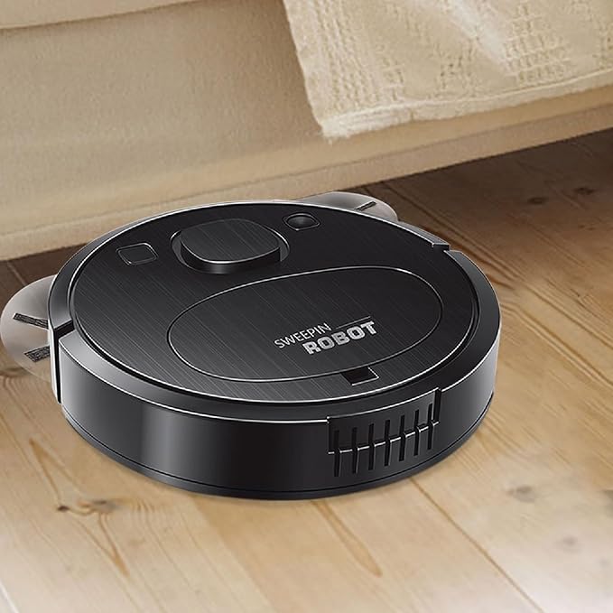 Sweeping And Vaccum Robot Robot Vacuum Cleaner 2 in 1 Sweeping and Mopping Robot Smart  Cordless Floor Cleaner for Home Pet Hair Carpet Tile Smart Robot Vacuum & Mop Cleaner – Strong Suction, Anti-Collision Sensor