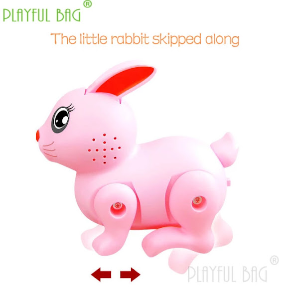 Electric Dancing Rabbit Simulation Toy With Lights and Music