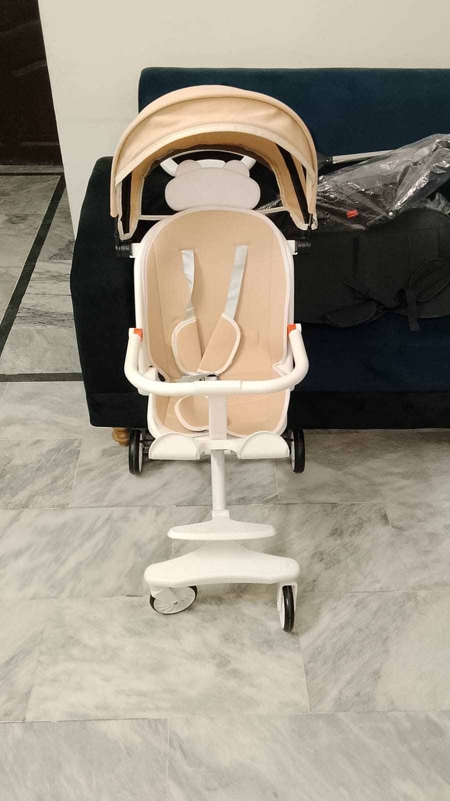 Baby Stroller, Foldable Four-Wheeled Child Stroller, Lightly and Easily Foldable Child Stroller, Suitable For 1-5 Years Old