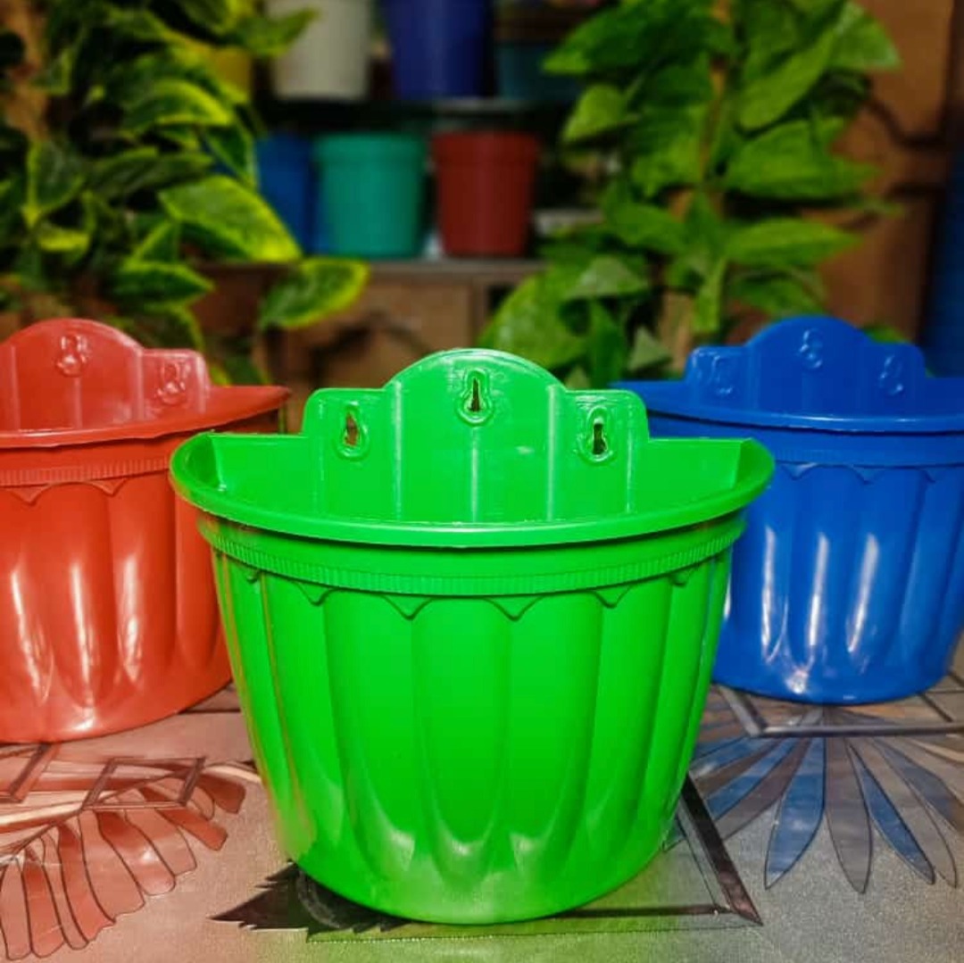 Colorful Large Wall Hanging Pots For plants and Flowers