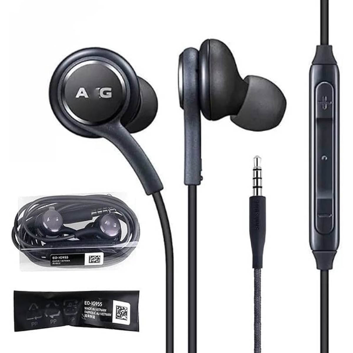 AKG S10 Stereo Handsfree In Ear Wired Earphones with Mic 3.5mm Jack Premium Sound
