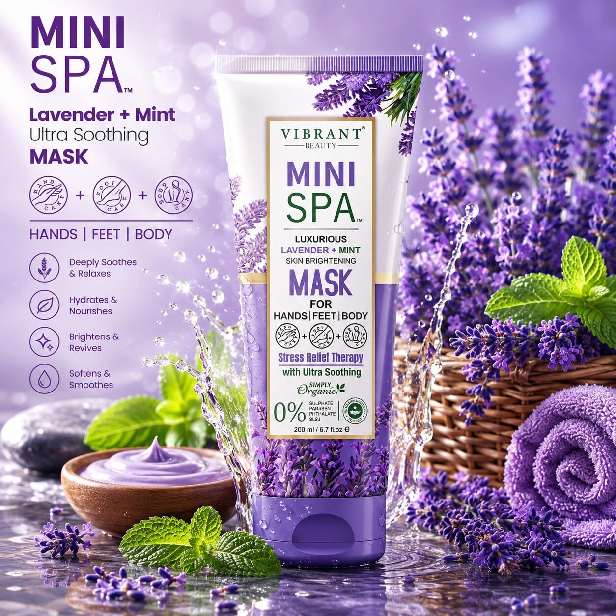 Vibrant Beauty Mini Spa Mask | Personal Care | 200ml