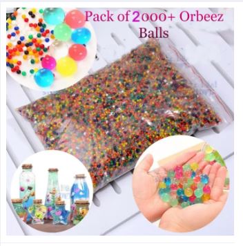 2000 Pcs Colored Orbeez Soft Crystal Water Balls Magic Use In Decoration Table Plants Water Beads Hydrogen Balls
