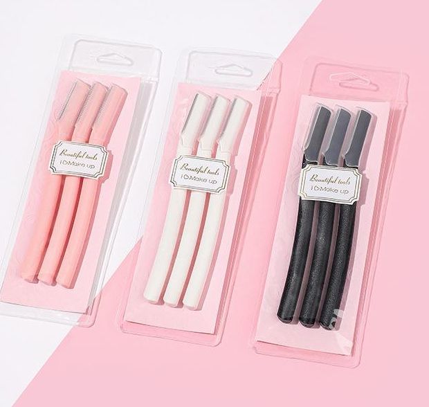 Face Razor for Women Girls Facial Hair Pack of 3 Painless Facial Hair Removal Eyebrow Shaper for Upper Lip