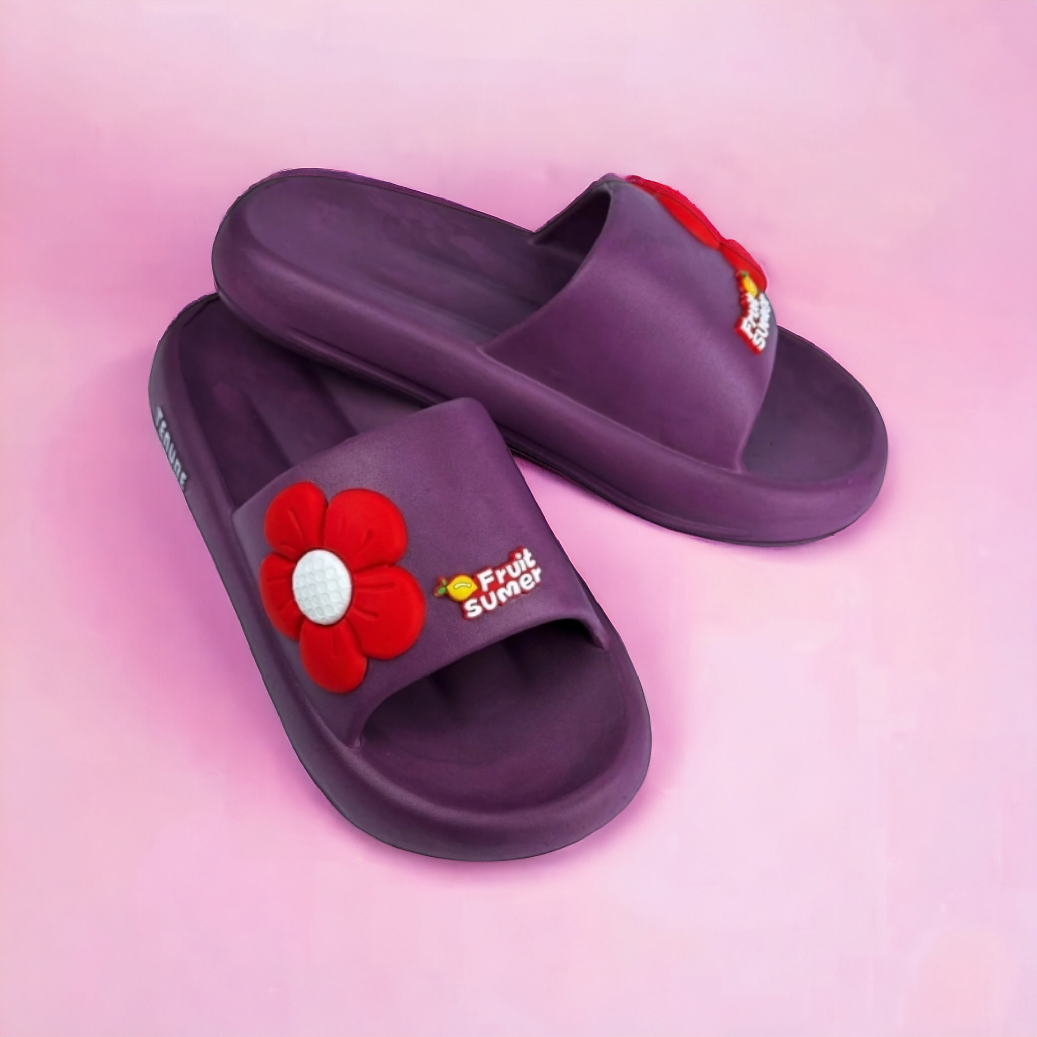 Fruity New Ladies Slipper Soft Comfortable Lightweight EVA Flip Flops for Women