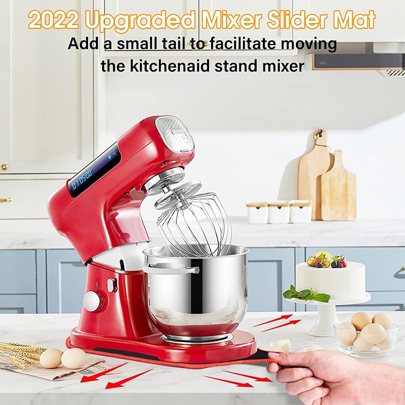 売れ筋がひ贈り物！ 2 Pack Mixer Sliding Mat, Mat,3.55qt Stand Slider Mover