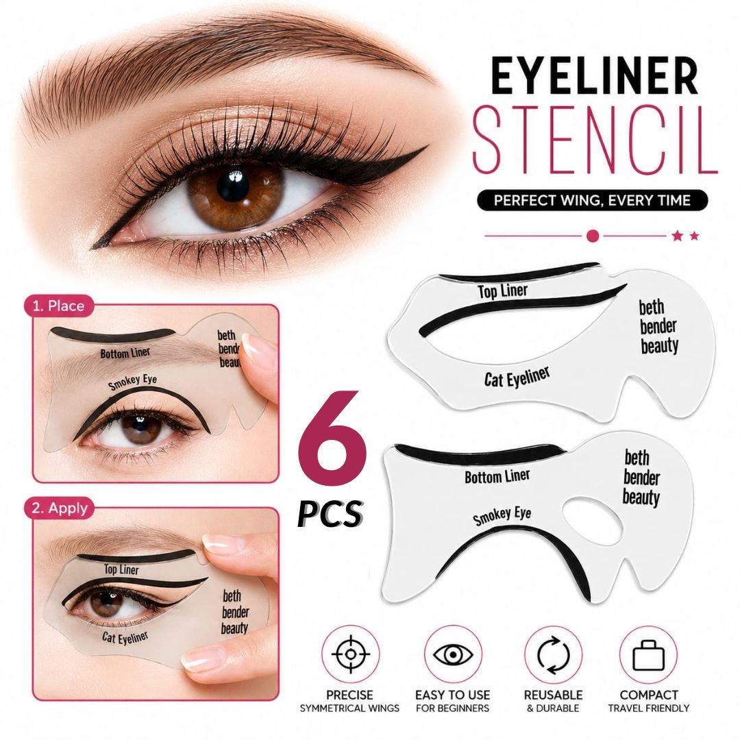 Eyeliner Stencils Winged Eyeliner Stencil Models Template Shaping Tools Eyebrows Template Card Eye Shadow Makeup Tool
