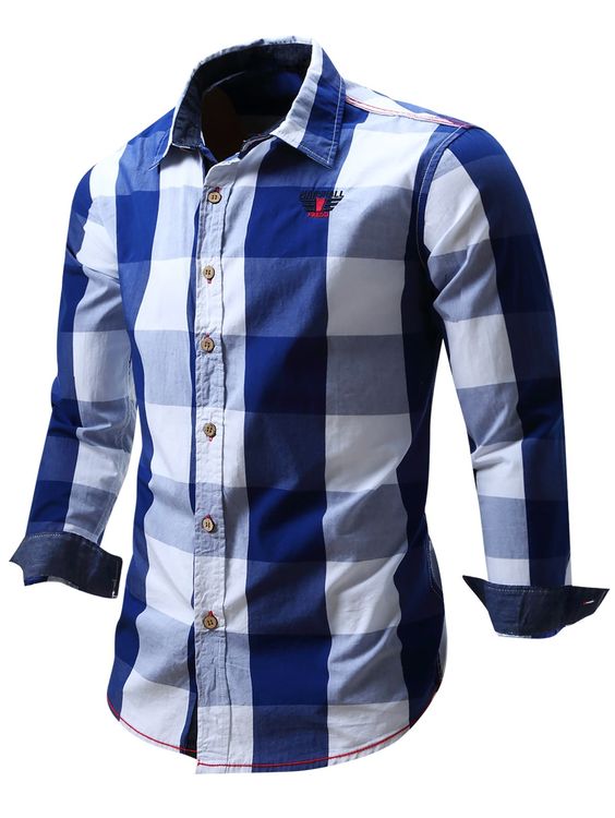 Stylish Check Shirts For Formal and office use with quality fabric & Stitching | All Sizes in Elegant Designs For Men
