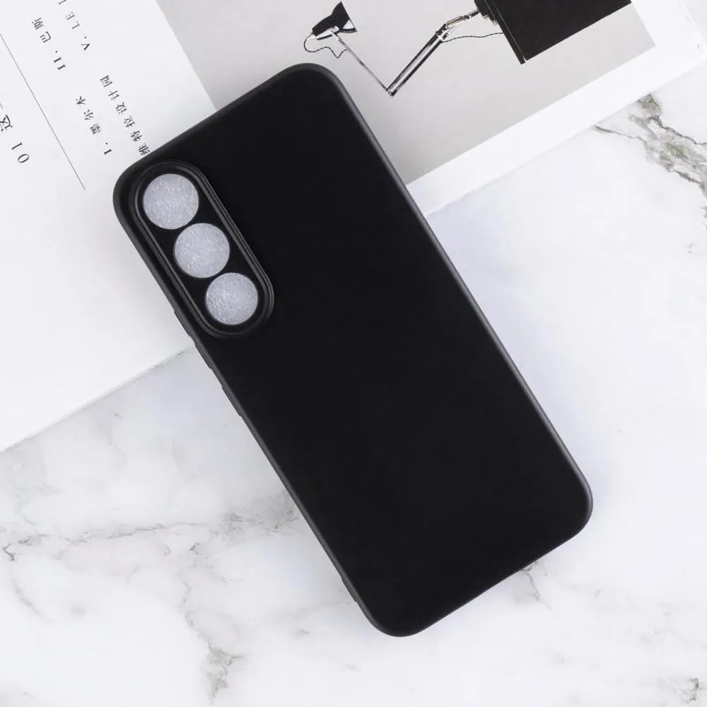 Vivo V70Fe 5G Soft Silicone Black TPU Cover Camera Bump Protection Phone Protective Shock Proof Back Cover For Vivo V70 Fe