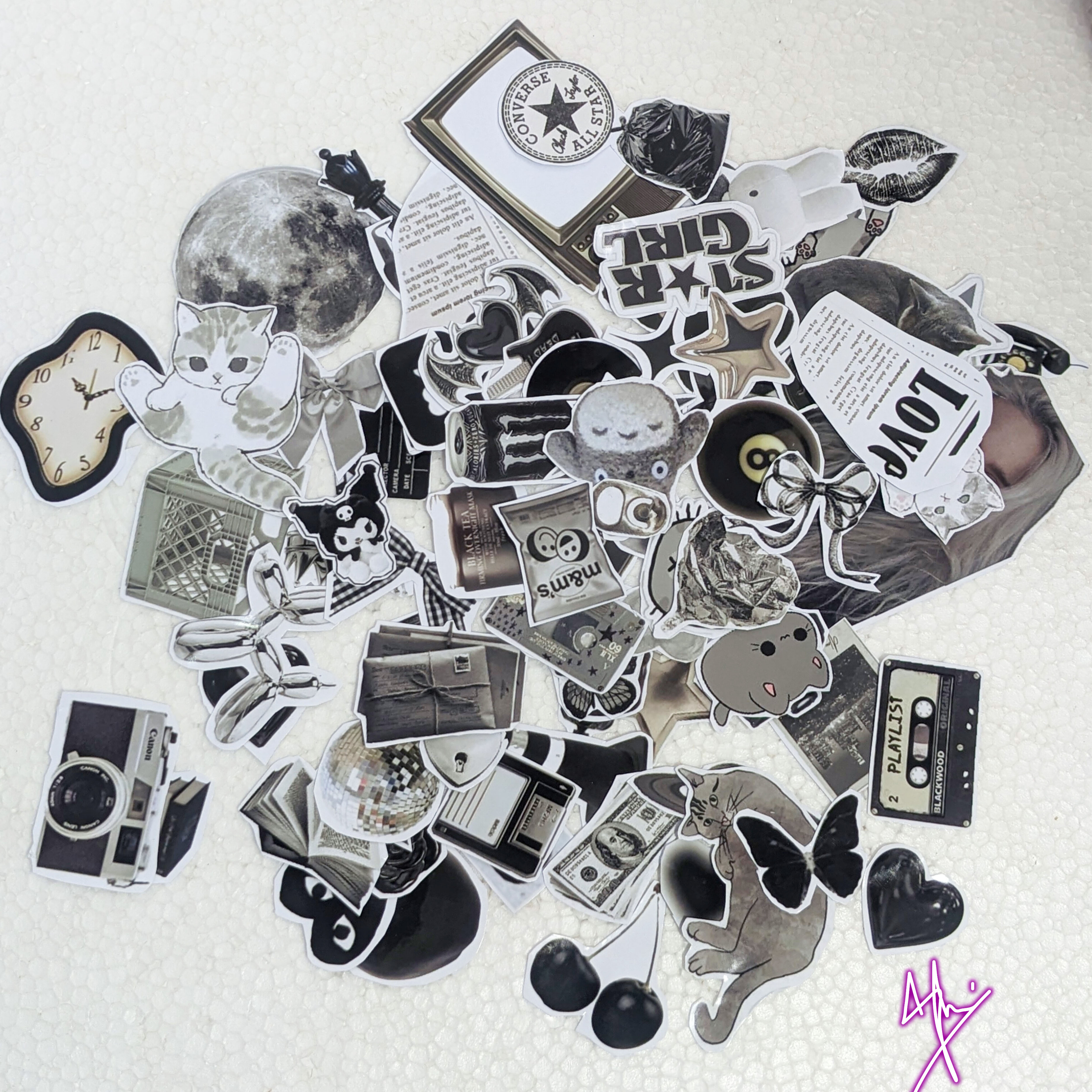 Premium Aesthetic Stickers  ( 60 Pcs ) In Very Low Price