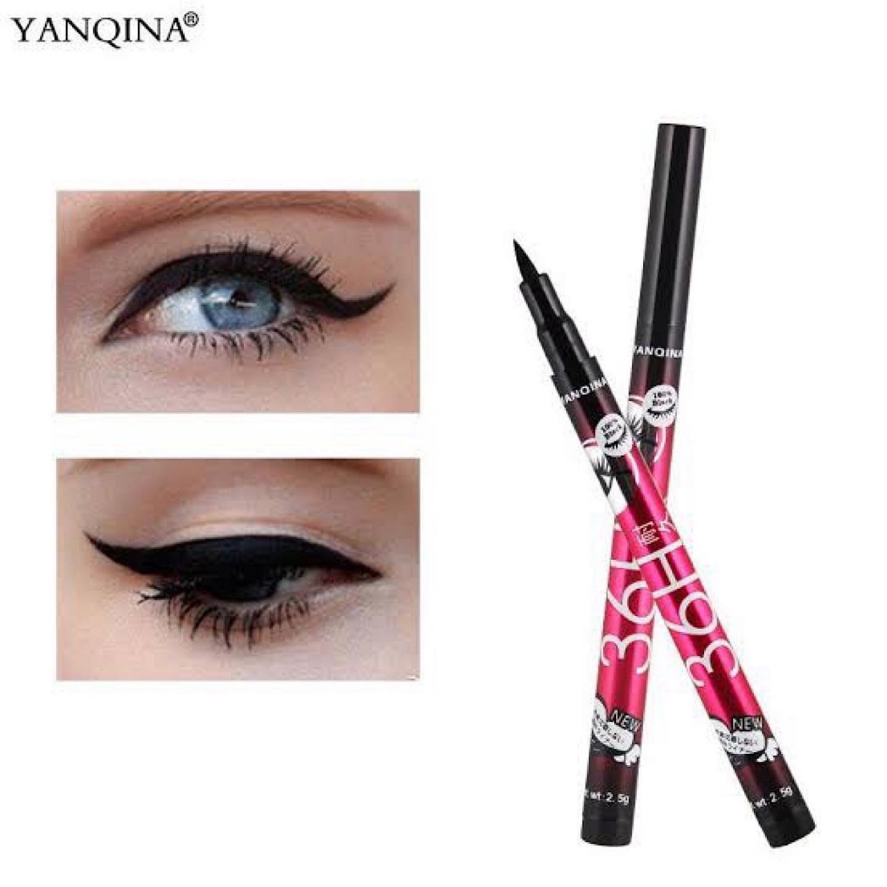 Yanqina Eye Liner Marker eyeliner - Black