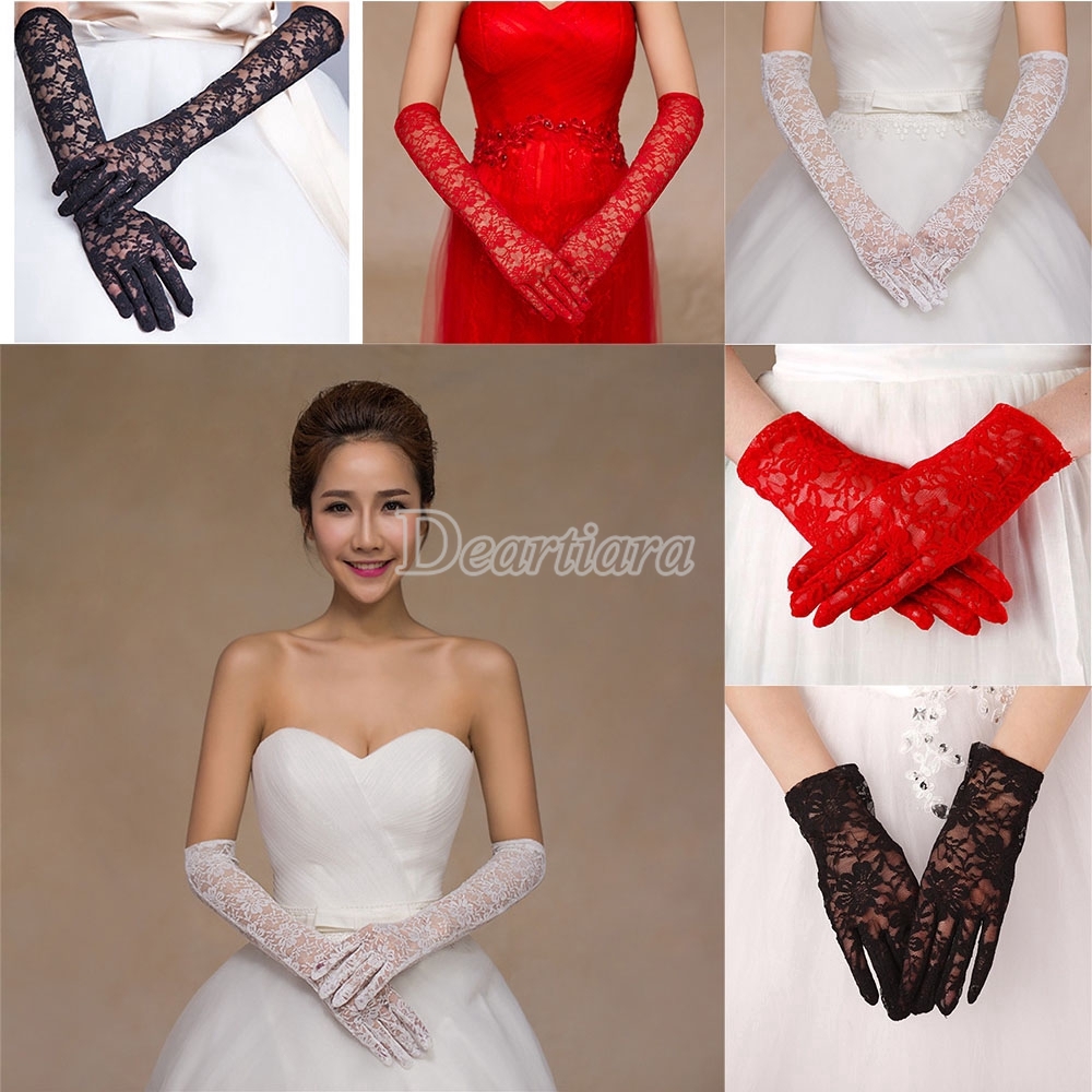hand gloves for gown