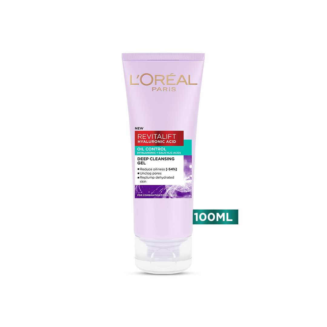 L'Oreal Paris Revitalift Hyaluronic Acid Oil Control Facewash 100ML