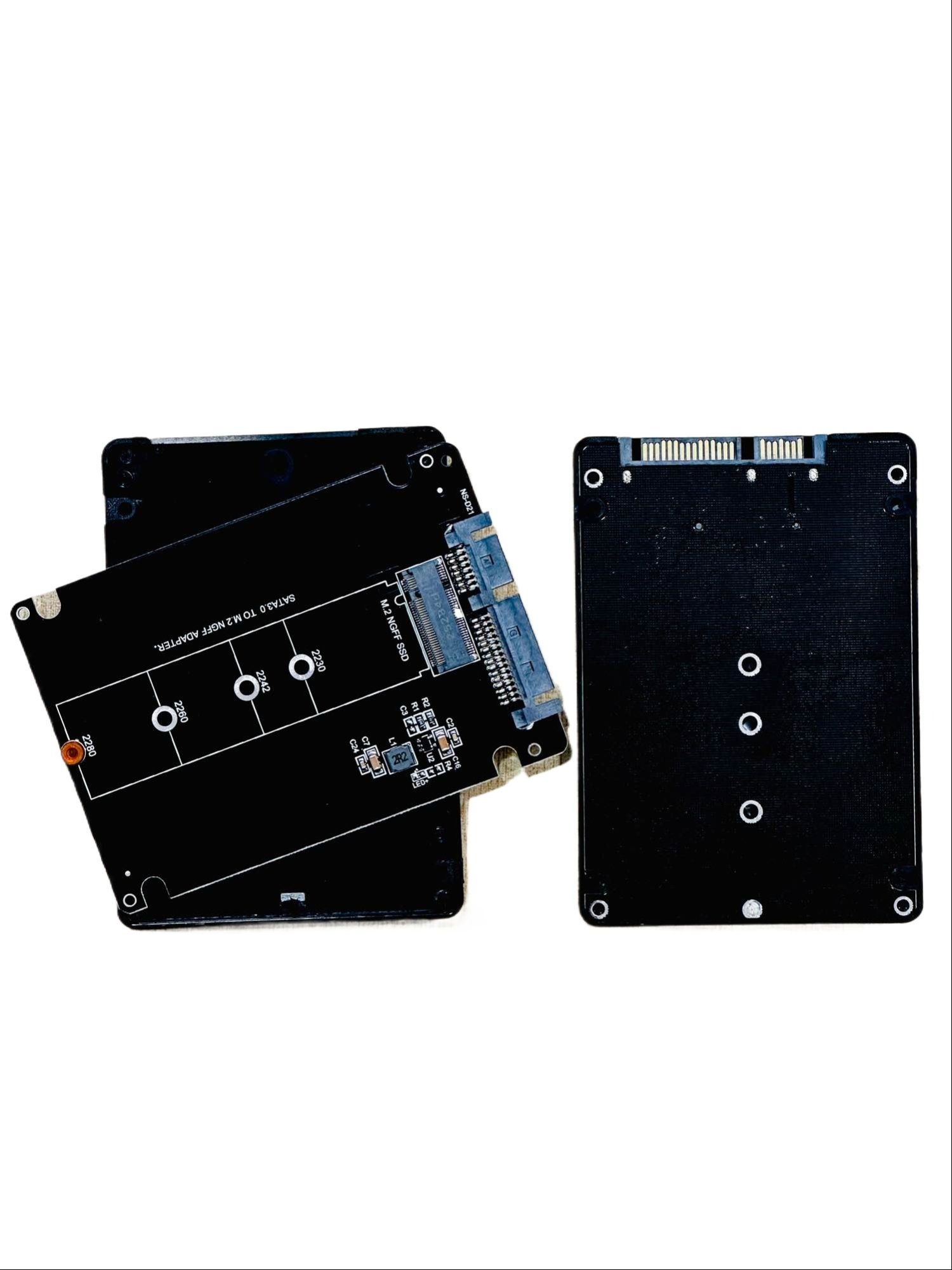 M.2 NGFF TO SATA Adapter M.2 NGFF Convert TO 2.5" SATA SSD Card B Key for 2230-2280 M2 SSD
