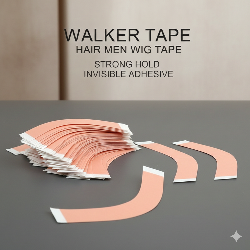 Sensi Tak Double-Sided Hair Extension Tape Strips – 25 Strong Hold Adhesive Strips for Wigs & Hair Systems