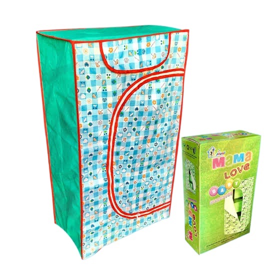 Mama Love 3 Shelves Folding Wardrobe Almari For Kids - BD-F024 - B10900