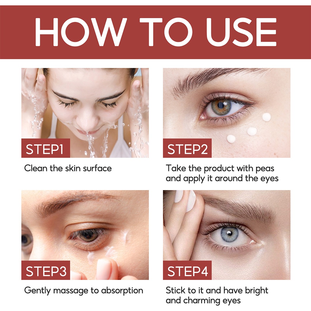 AVEESSENCE Under Eye Cream | Lightweight & Non-Greasy Formula | Advanced Skincare with Vitamin C & Caffeine | Reduces Dark Circles, Minimizes Puffiness & Protects Against Environmental Stressors | 30ml