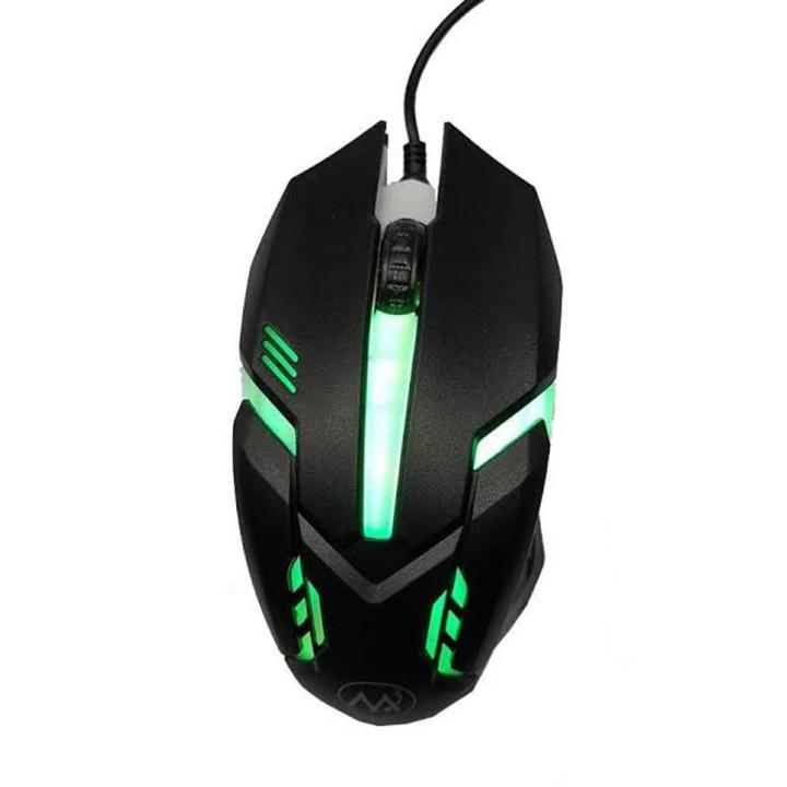 RGB Gaming Mouse - USB Wired Optical Mouse with 7 Colors LED Breathing Effect - 1000 DPI Precision - For PC/Laptop - PATEL WALA price in Pakistan