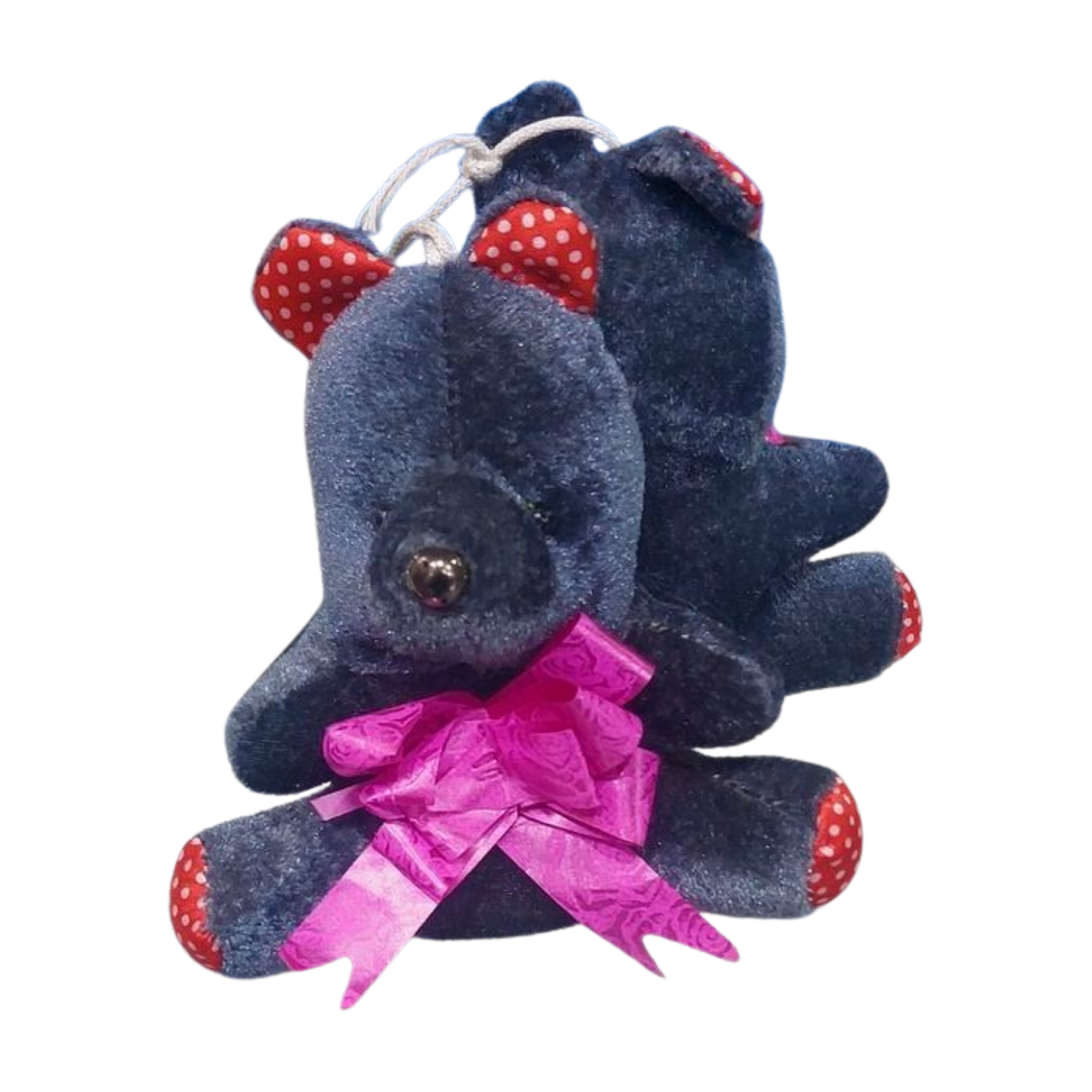Cute Stuffed Animal Bear Pendant Plush Teddy Bear Keychains Small Cute Teddy Bear (with key-Chain & Lock-Chain)