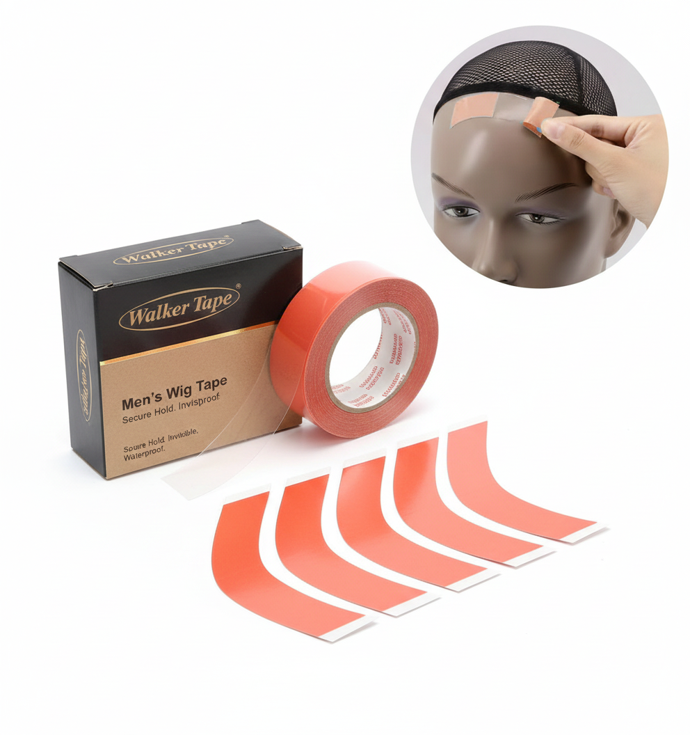 Sensi Tak Double-Sided Hair Extension Tape Strips – 25 Strong Hold Adhesive Strips for Wigs & Hair Systems