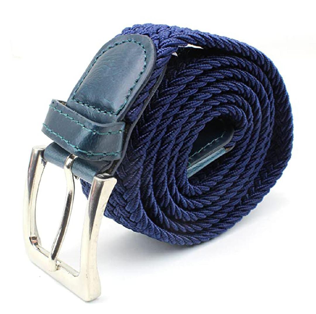 Special Braided elastic woven leather stretchable Belt for Men & Women.
