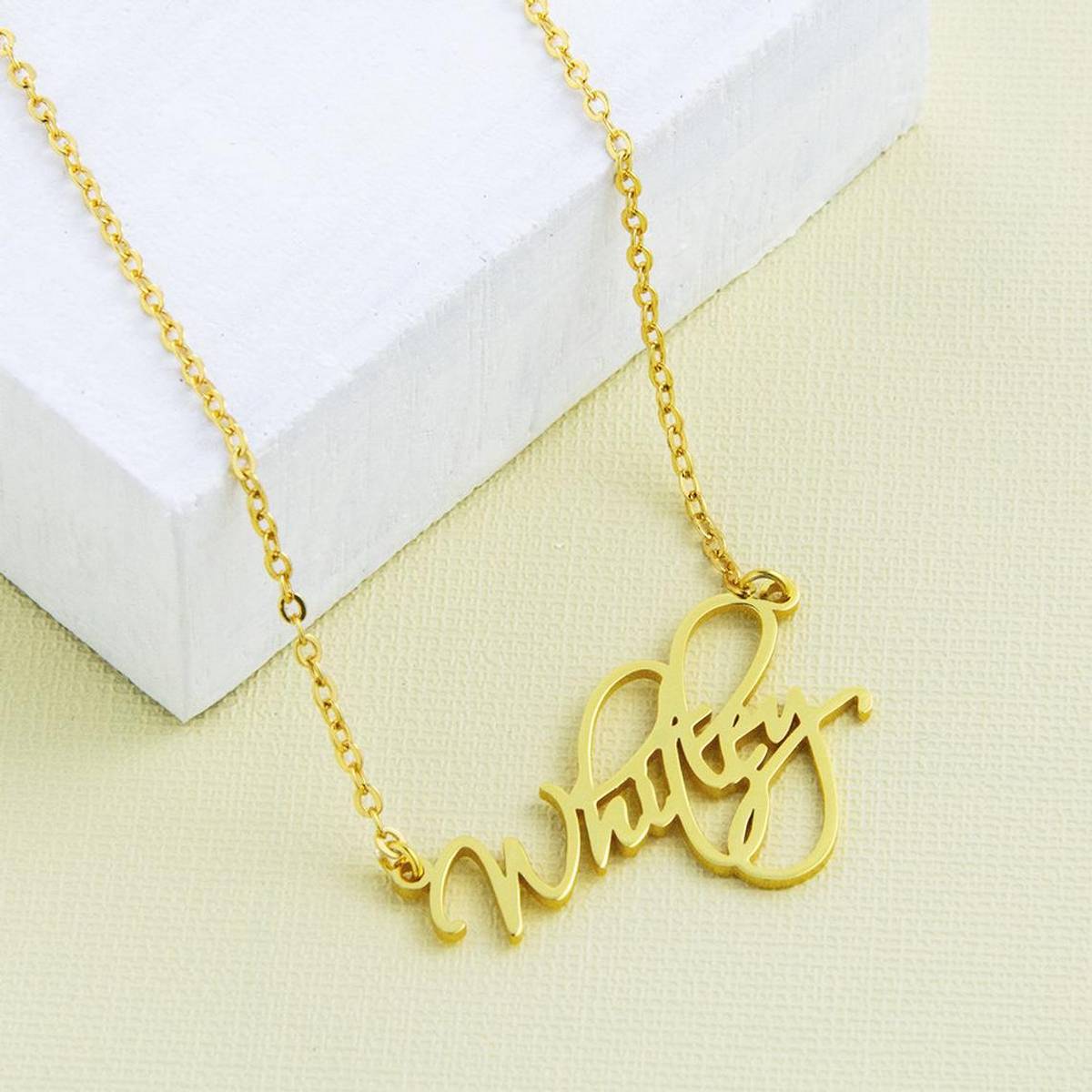 Name Necklace with Chain Custom made 