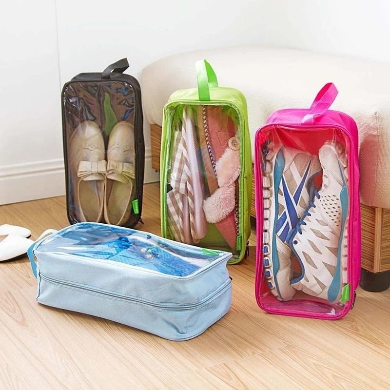 Pack of 5 - Travel Shoes Organizer Storage Bag
