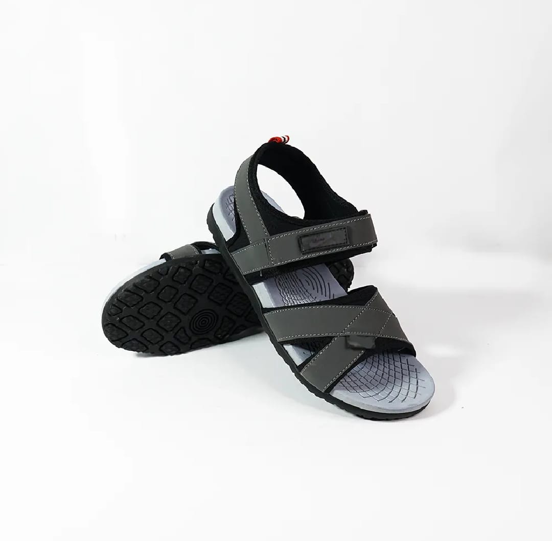 New Casual And Party Wear Synthetic Sandals For Men Stylish Sandals For Boys And Mens Sandlas in Black, And Orange Colour