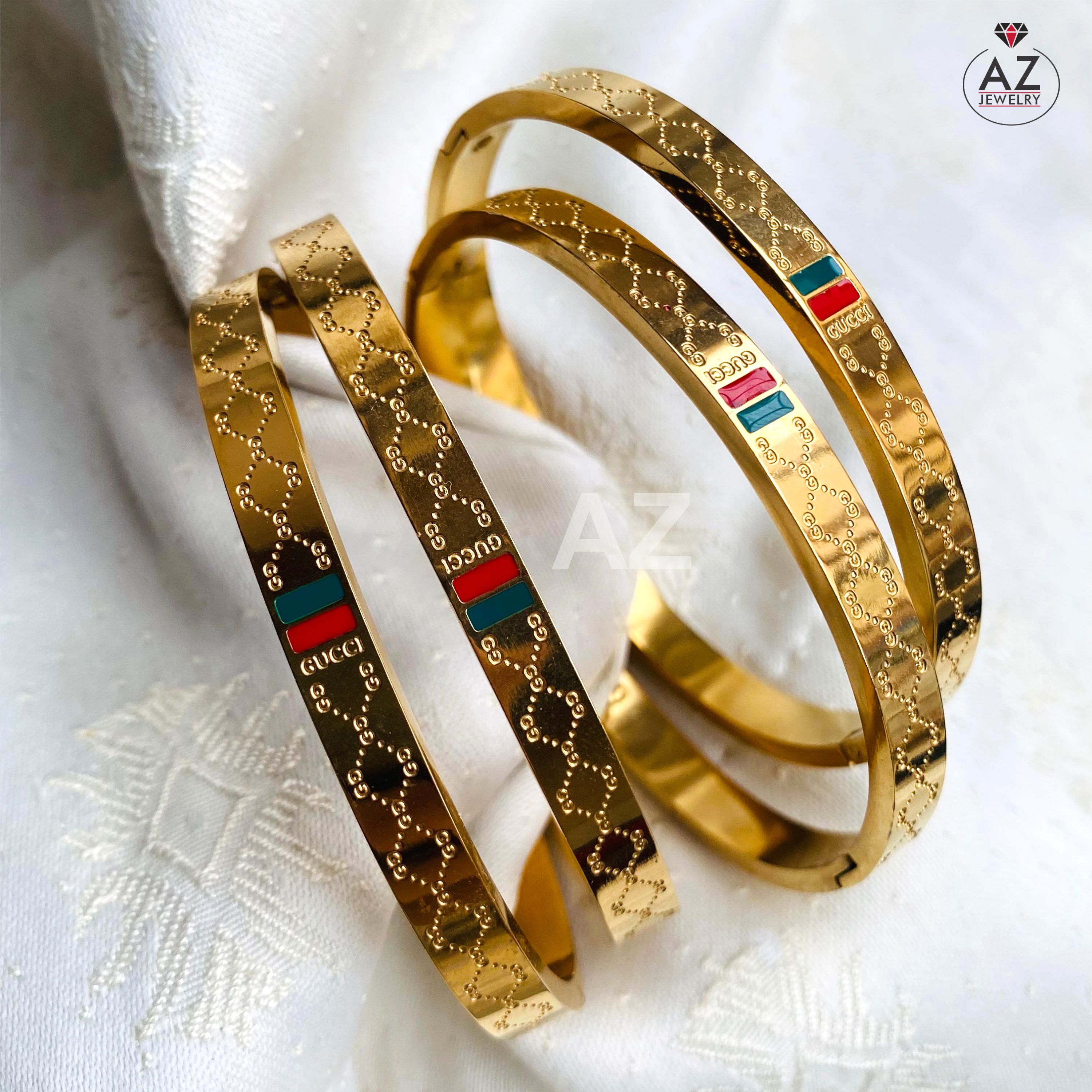 Best Selling Stainless Steel Guchi Bracelets for Girls Branded