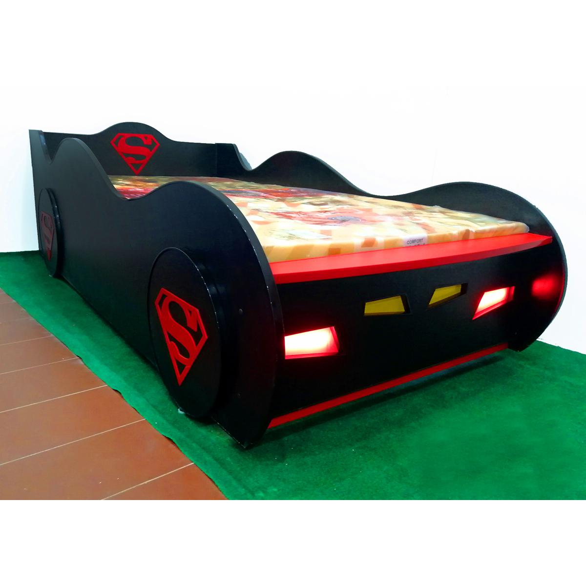 Superman Kids Car Bed For Boys Brand New Single Car Beds for Bedroom | Baby Furniture by Furnisho