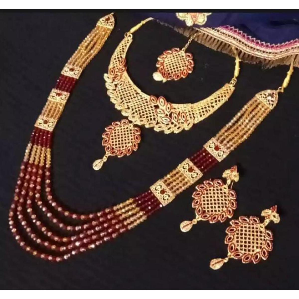 PREMIUM QUALITY BRIDAL JEWELLERY SET FOR WOMEN