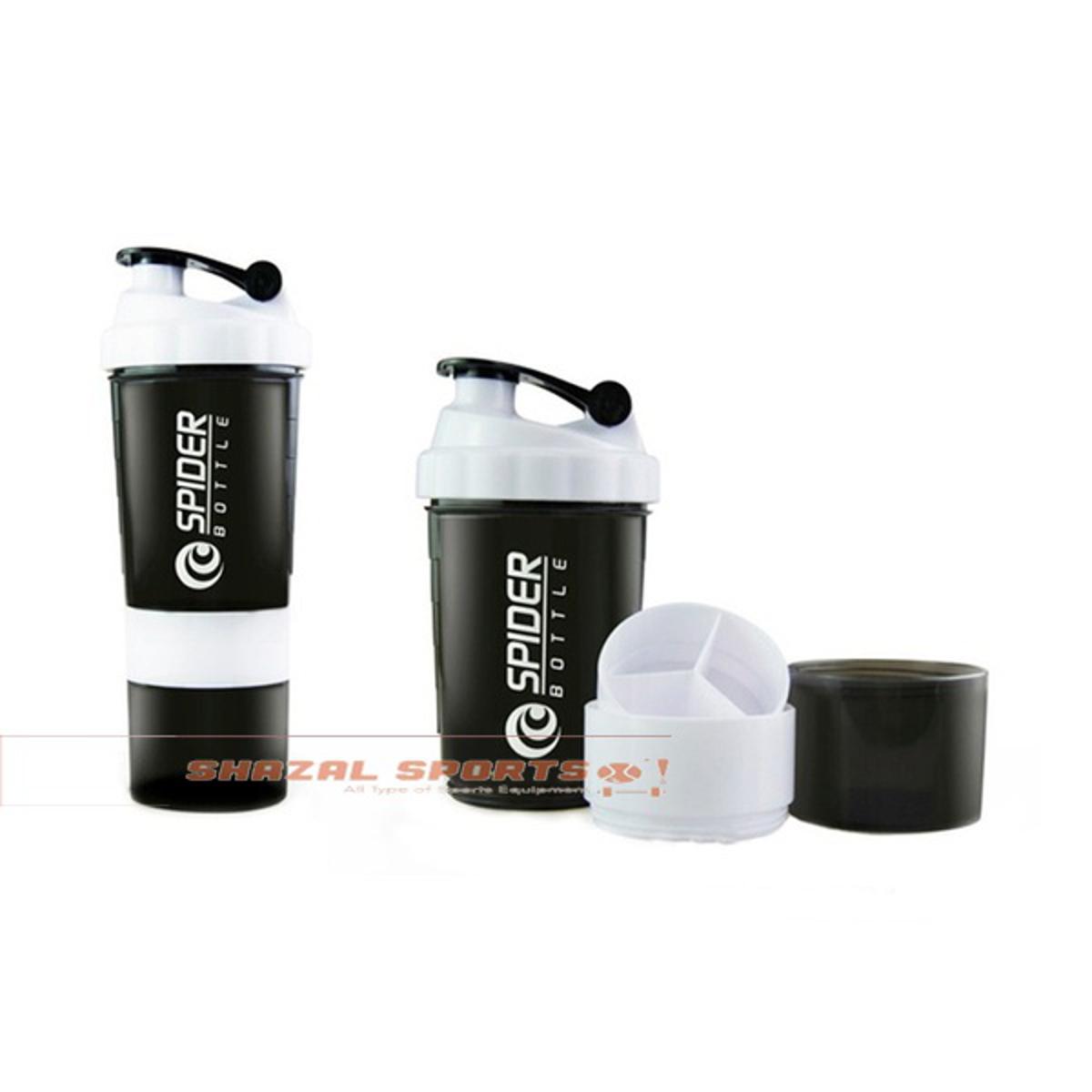 SPIDER BOTTLE PROTEIN & MULTI PURPOSE SHAKER WITH 2GO SOLUTION Strauss Spider Shaker Bottle 500ml